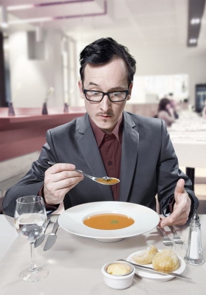 Photograph Kris Van Beek Man With A Bolt In His Soup on One Eyeland